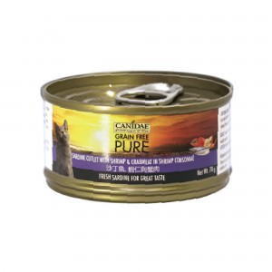 Canidae Canned Cat Food - Sardine Cutlet with Shrimp and Crabmeat in Shrimp Consommé 70g