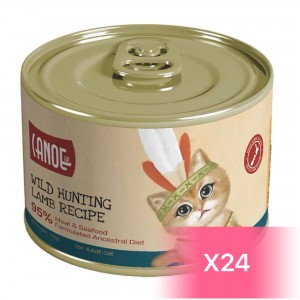 Canoe Canned Cat Food - Lamb Recipe 175g (24 Cans)
