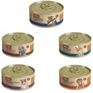 Canoe Canned Cat Food 90g 5 Flavours x 1 Can (5 Cans Set)