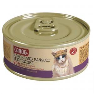 Canoe Canned Cat Food - Beef Recipe 90g