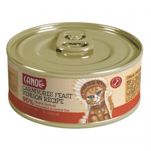 Canoe Canned Cat Food - Venison Recipe 90g