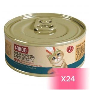 Canoe Canned Cat Food - Lamb Recipe 90g (24 Cans)