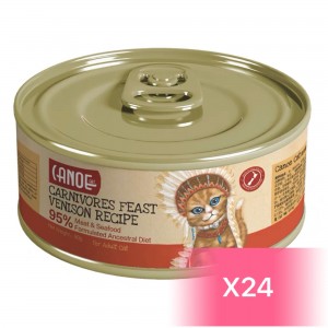 Canoe Canned Cat Food - Venison Recipe 90g (24 Cans)
