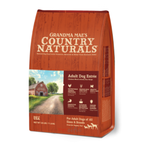 Grandma Mae's Country Naturals Adult Dog Dry Food - Adult Dog Sensitive Stomach Recipe 12lbs