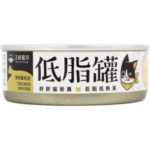DogCatStar Canned Cat Food - Chicken Mousse (Low Fat) 80g