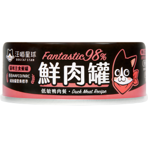 DogCatStar Canned Cat Food - Duck 80g