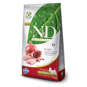 Farmina N&D Grain Free Adult Dog Dry Food - Chicken & Pomegranate 7kg