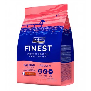 Fish4Dogs Grain Free Adult Dog Dry Food - Salmon (Large Breed) 12kg