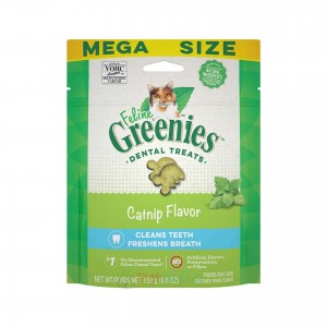 Greenies Dental Cat Treats - Catnip Flavour 4.6oz