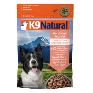 K9 Natural Freeze Dried All Life Stages Dog Food - Lamb & Salmon Feast 500g