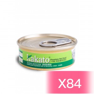 Kakato Cat and Dog Canned Food - Tuna Mousse 40g (84 Cans)