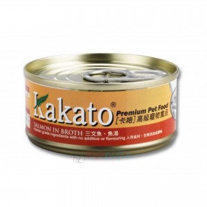 Kakato Cat and Dog Canned Food - Salmon in Broth 170g