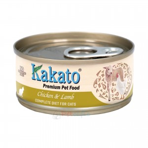 Kakato Cat Canned Food - Chicken & Lamb(Complete Diet) 70g