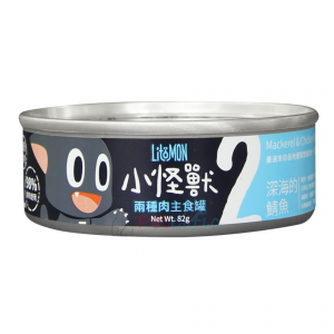 Litomon Cat Canned Food - Mackerel & Chicken 82g