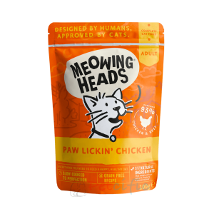 Meowing Heads Adult Cat Wet Food - Chicken & Beef 100g