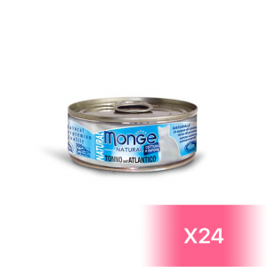 Monge Canned Cat Food - Tuna 80g (24 Cans)