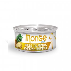 Monge Canned Cat Food - Chicken & Pineapple 80g
