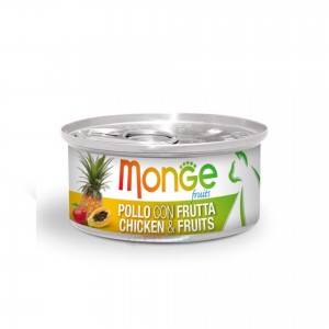 Monge Canned Cat Food - Chicken & Fruits 80g