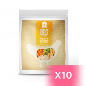 NuFresh Prescription Diet Canine Wet Food - Kidney Disease(Chicken) 200g (10 Bags)