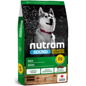 S9 Nutram Sound Balanced Wellness® Adult Lamb Natural Dog Food (Lamb and Pearled Barley Recipe) 11.4kg