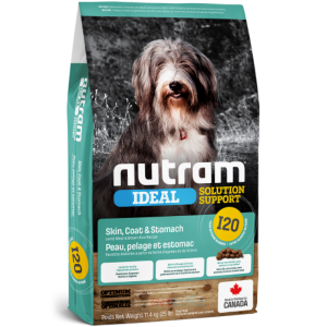 I20 Nutram Ideal Solution Support® Skin, Coat and Stomach Dog Food (Lamb & Brown Rice Recipe) 11.4kg