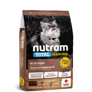T22 Nutram Total Grain-Free® Chicken and Turkey Recipe Cat Food 5.4kg