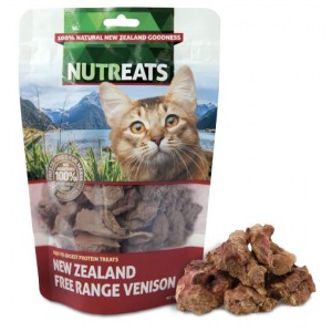 Nutreats Freeze Dried Cat Treats - Free Range Venison 50g
