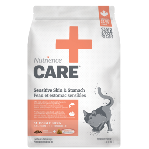 Nutrience Care Grain Free Adult/Senior Cat Food - Sensitive Skin & Stomach Formula 5lbs