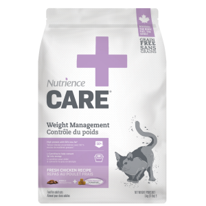 Nutrience Care Grain Free Adult/Senior Cat Food - Weight Management Formula 5lbs