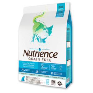 Nutrience Grain Free All Life Stages Cat Food - Ocean Fish Formula 11lbs (2 Bags x 5.5lbs)