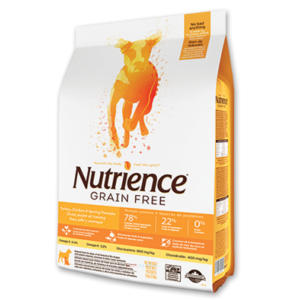 Nutrience Grain Free All Life Stages Dog Food - Turkey, Chicken & Herring Formula 22lbs