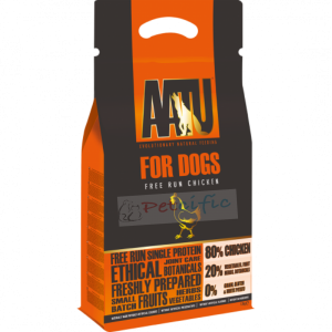 AATU Grain Free Single Protein Adult Dog Dry Food - Free Run Chicken 1.5kg