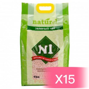 N1 Natural Corn Tofu Cat Litter 17.5L (15 Bags)
