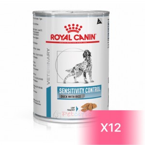 Royal Canin Veterinary Diet Canine Canned Food - Sensitivity Control Duck Flavour SC21 410g (12 Cans) 【Buy 2 Get 1 Free】