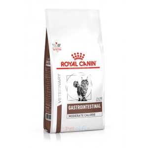 Royal Canin Veterinary Diet Feline Dry Food - Gastro Intestinal Moderately Calorie GIM35 2kg