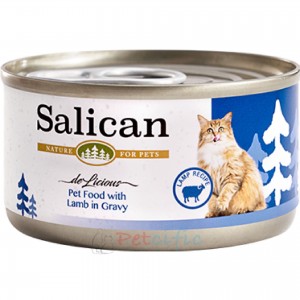 Salican Canned Cat Food - Lamb in Gravy 85g
