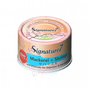 Signature7 Canned Cat Food - Mackerel & Shrimp (Friday) 70g