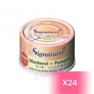 Signature7 Canned Cat Food - Mackerel & Pumpkin (Monday) 70g (24 Cans)