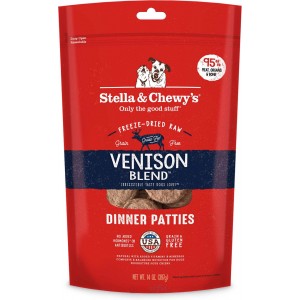 Stella & Chewy's Freeze Dried Adult Dog Food - Venison Blend 28oz (2 Bags x 14oz)