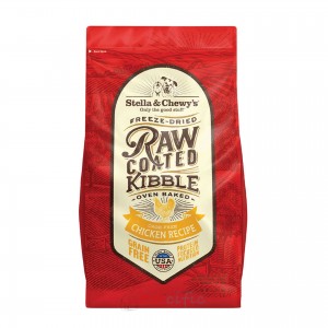 Stella & Chewy's Raw Coated Kibble Grain Free Adult Dog Dry Food - Cage Free Chicken Recipe 3.5lbs