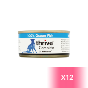 Thrive Canned Cat Food - Ocean Fish 75g (12 Cans)
