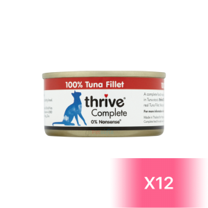 Thrive Canned Cat Food - Tuna Fillet 75g (12 Cans)