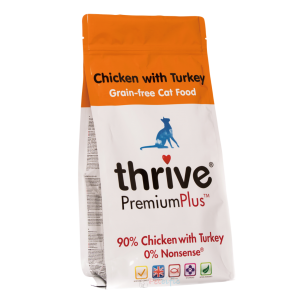 Thrive Grain Free All Life Stages Cat Dry Food - Chicken & Turkey 1.5kg