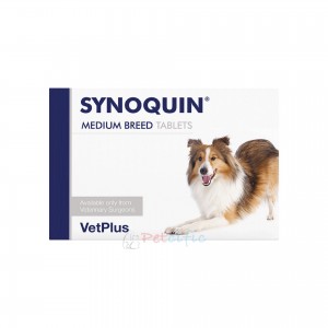 VetPlus Synoquin Chewable Tablet For Medium Dogs Between 10-25kg  (120 Tablets)