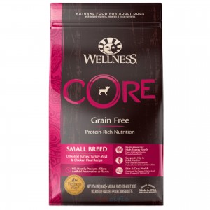 Wellness Core Grain Free Small Breed Adult Dog Dry Food 4lbs