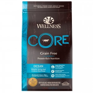Wellness Core Grain Free Adult Dog Dry Food - Ocean Fish 4lbs