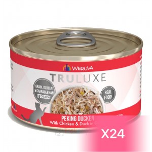 WeRuVa Canned Cat Food - Chicken & Duck in Gravy(Peking Ducken) 85g (24 Cans)