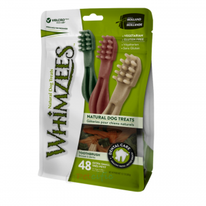 Whimzees Dental Dog Treats - Extra Small Size Toothbruch 48 pcs