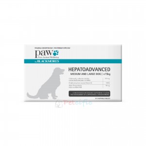PAW Hepatoadvanced Liver Support for Medium & Large Dog 30 Chewable Tablets
